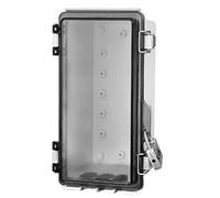 Waterproof Junction Box - Clear Cover Case, Electrical Project Enclosure, Outdoor Power Housing, Secure Utility Cabinet | Dustproof Electrical Box With Clear Lid Protective Storage Unit For Home Power