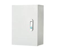 Waterproof Junction Box for Indoor/Outdoor Electronics - Durable Metal Lock, Mounting Plates & Weatherproof Electrical Enclosure for Secure Protection