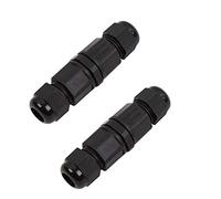 Waterproof Junction Box Outdoor Connection, IP68 Sleeve Coupler for max Ø7.3 mm Cable - Pack of 2