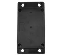 Waterproof Junction Box Plastic Enclosure Integrated Ears Black | Keeps Dust, Protects Live Connections, Suitable for Outlets and Surface Mounting