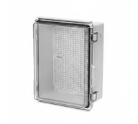 ＡＷＨＡＯ Waterproof Junction Box Snap-Fastener Transparent Cover Junction Box Weatherproof Surface Mount Enclosure for Workshop, Clear, 210x160x130mm