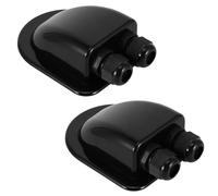 Waterproof Junction Box Surface-Mounted 1-Way Waterproof ABS Cable Guide for Motorhomes - Roof Guide for Solar Systems, Caravans, Boats, Satellite System and Air Conditioning