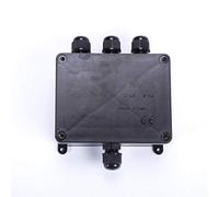 Waterproof Junction Box Wiring Shell Plastic IP68 One Into Three Out of The Bottom Line with Terminal,Durability(Suit for 4 8mm Wire)