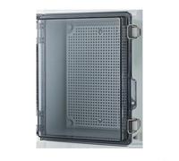 Waterproof Junction Box With IP67 Protection Solar Networking Outdoor Electrical Systems ABS PC Distribution Box Transparent Cover 220x170x110mm IK07 for IMPACT Resistant Wall Mount