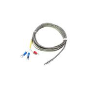 Waterproof K Type Grounded Thermocouple Probe,PT100 /PT1000 Type/ 4 * 30mm Temperature Controller Thermal Resistance -50~450°C with 0.5m/1m/2m/3 meters/5m/10m(Pt1000 Type,Cable length 5M)