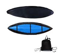 Waterproof Kayak Cover - UV Resistant Canoe Storage Dust & Sunblock Protector for Fishing Boats Fits 5.1-5.5m (16.7-18ft) - Ultimate Outdoor Protection