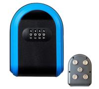 Waterproof Key Lock Box - 4-Digit Combination Safe Storage nizer for Outdoor Use - Magnetic Holder for Hidden Security Under Car - Secret Cabinet for Keys