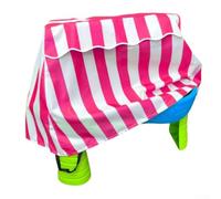 Waterproof Kids Water Table Cover for Outdoor Play Tables, 210D Oxford Cloth with Triple Leg Straps, Dust & Weather Protector for Patios, Backyar(Pink)