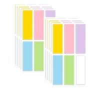 Waterproof Label Sticker All Purpose Daycare Label Self Adhesive Name Sticker Colorful Write on Bottle for Jar 10sheets60PCS L