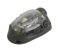 Waterproof Ladybird Tactical Helmet Light White/Red/IR LED Modes with Custom Strobe Helmet Accessory for Airsoft & Outdoor Sports(Green)