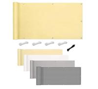 Waterproof Lar Sune 1.7x6M Light Yellow UV Block Canopy Outdoor Patio Garden Pool & Camping Sun Protect Waterproof e Cover