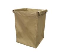 Waterproof Laundry Basket Bag - Double-Layer Oxford Fabric, Metal Buckle Cleaning Cart Bag for Collapsible X Cart, Versatile Use (Yellow, 80x58x55cm/32x23x22in)