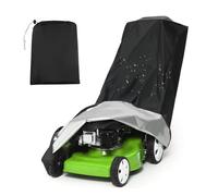 Waterproof Lawn Mower Cover, 210D Polyester Fabric Lawnmower Storage Cover, Garden Mower Protector, Heavy Duty Mower Tarp for All-Weather Outdoor/Indoor Protector(195 x 66 x 112cm)