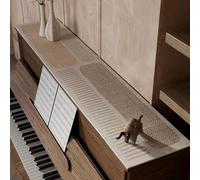 Waterproof Leather Piano Top Mat Dust Cover, Modern Simple Solid Color Upright Piano Cover Waterproof Mat, Dustproof and Decor, for Dressers, Cabinets, Tv Stands-E|| 40×160cm