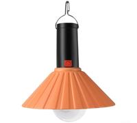 Waterproof LED Camping Lantern, USB Rechargeable Tent Light with 3 Brightness Modes, Portable Hanging Lamp with Metal Hook for Outdoor Adventures Emergencies(1)