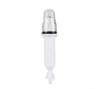 Waterproof Led Fishing Light With Auto Sensor For Boat And Net, Bright Flashing Fish Attractor In Red Yellow Blue Green White, Pp Construction For Night Angling, 26cm Size(White)