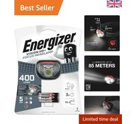 Waterproof LED Head Torch - 300 Lumens with Digital Focus for Hands-Free Use