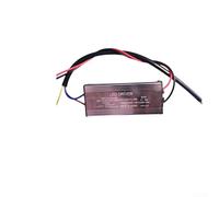 Waterproof LED Transformer 30W Low Voltage Converter for Deck Lights - Flickerfree Electronic Driver for Landscape & Pathway Lighting - Slim Aluminum Case 12V 2.5A(50w)
