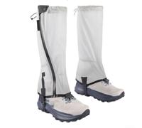 Waterproof Leg Gaiters PU4000 Rating Mud Snow Protection | 20D silicone nylon, PU4000 waterproof coating, hypalon reinforcement, tear-resistant, for durable in rough terrain