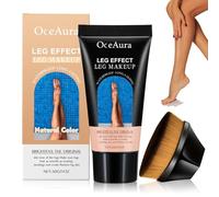 Waterproof leg make-up without transmission, leg make-up concealer, leg make-up lotion with tanning brush, waterproof cover cream, tattoo cover make-up, durable cover, even skin tone