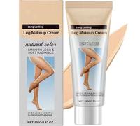 Waterproof Leg Makeup & Body Coverage Perfector, No Transfer, Full Coverage for Varicose Veins, Tattoos, Blemishes, Long-Lasting, All Skin Tones, Cream & Makeup Duo for (Natural colo)