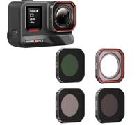 Waterproof Lens Filters for Insta360 AcePro2 Camera ND Light Reduction CPL Polarising UV Lens High-Definition Imaging Fog-Resistant Scratch Drop Proof Official Accessory (ND8/16/32/CPL)