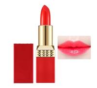 Waterproof Lipstick Natural Waterproof Non-Drying | Makeup Lipstick Hydrating Smooth Pigmented Nonstick Smudge Proof Transfer Proof Cruelty Free Silky Sheen Creamy Lip 04 D
