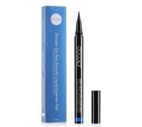 Waterproof Liquid Eyeliner Pen - Blue, Smudge Proof & Long Lasting - Hyper Precise Brush Tip for Beginners & Sensitive Eyes - Quick Drying, Intense Matte Ink - Vegan & Cruelty-Free