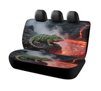 Waterproof Lizard by Magma Lake Car Seat Cover Scratchproof Rear Seat Protector Universal Fit Bench Backseat Covers for Suvs Trucks Sedans Vans Pet Dog for Owners & Outdoor Enthusiasts Friendly