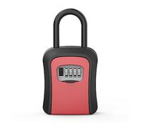 Waterproof Lock Safe Box - Metal Wall Mount with Password & Key Lock for Home Decor and Secret Storage Solutions - Durable Outdoor Security Solution