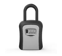 Waterproof Lock Safe Box - Metal Wall Mount with Password & Key Lock for Home Decor and Secret Storage Solutions - Durable Outdoor Security Solution