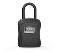 Waterproof Lock Safe Box - Metal Wall Mount with Password & Key Lock for Home Decor and Secret Storage Solutions - Durable Outdoor Security Solution