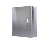 Waterproof Lockable Electl Junct Box for Indoor/Outdoor Use, Mounting Base Plate Included, 27.5x19.6x10in (70x50x25cm) - Secure Power Soluts