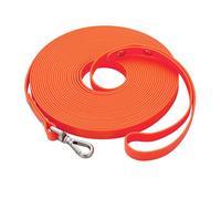 Waterproof Long Dog Training Leash 15ft Outdoor PVC Dog Leashes Great for Large Medium Small Dog Training Lead,Beach,Yard,Play,Camping(Orange