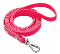 Waterproof Long Dog Training Leash 15ft Outdoor PVC Dog Leashes Great for Large Medium Small Dog Training Lead,Beach,Yard,Play,Camping(Rosered