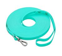 Waterproof Long Dog Training Leash 15ft Outdoor PVC Dog Leashes Great for Large Medium Small Dog Training Lead,Beach,Yard,Play,Camping(Mint Green