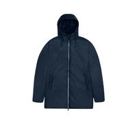 Waterproof Long Jacket with Adjustable Hood, male, Rains, Winter Jackets, Blue, S, Jackets S
