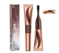 Waterproof Long-Lasting Eyebrow Tint Gel in Auburn Shade 03 - Smudge-Proof Peel-Off Formula with Fine Brush for Precise Natural Hair-Like Definition, Up to 5 Days Wear, Intense Colour,