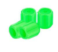 Waterproof Luminous Car Tire Valve Caps, Universal Fluorescent Tyre Valve Caps, Glow in the Dark Dust Caps for Car Tyres and Motorcycles, Light Up Tyre Valve Covers for Cars Bikes and SUVs (A)