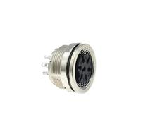 Waterproof M16 C091 Circular Aviation Plug Socket 3 4 5 6 7 8 12 14 Pin Male Female Connector IP67 Metal J09 Cable Connector(Black,14P)