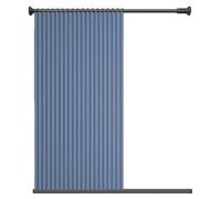 Waterproof Magnetic Folding Shower Curtain, No-Drill Installation, Portable Dressing Room Privacy Screen, Flexible Fit, 200x280cm, Ideal for Bathroom Use