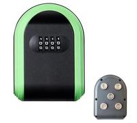 Waterproof Magnetic Key Lock Box - 4-Digit Combination Safe Storage nizer for Outdoor Use Hidden Under Car Secret Cabinet for Keys Secure & Convenient Access
