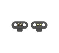 Waterproof Magnetic Pogo Pin Connector,1Pair 12V 1A 2/3/4/5P Pogopin Male Female 2.5 MM Spring Loaded DC Power Socket 60g Elastic Force (2Pin)