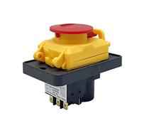 Waterproof Magnetic Push Button Switch for KJD18,Electrical Equipment Power Switches 380-400V 50Hz 16A 7 Pin Electromagnetic Button PVC Push Button Switches For Various Applications Power Switches
