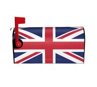 Waterproof Mailbox Cover with Magnets British Flag Print Post Letter Box Cover Mailbox Wraps 21x18 in