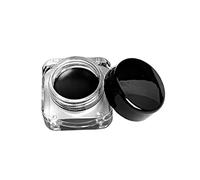 Waterproof Makeup Kit, 1PC Waterproof Gel Eye Liner Makeup Drama Gel Eyeliner Black Eyeliner With Brush Beauty Cosmetic Last For All Day Long(Black, 0.18oz./5g)