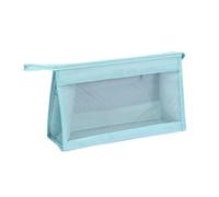 Waterproof Makeup Storage Bag Toiletry Cosmetic Organizer for Personal Care Portable Solid Color Handbag Storage Pouch