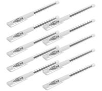 Waterproof Marking Pens 10pcs Black Plastic Portable Set