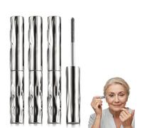 Waterproof Mascara, 2026 New 3D Curling Eyelash Iron, 4D Silk Fiber Eyelash Mascara Extra Long Thick & Voluminous Lash Waterproof Quick Drying Curling Mascara No Flaking, No Clumping (3PC)