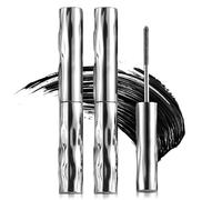 Waterproof Mascara, 2026 New 3D Curling Eyelash Iron, 4D Silk Fiber Eyelash Mascara Extra Long Thick & Voluminous Lash Waterproof Quick Drying Curling Mascara No Flaking, No Clumping (2PC)